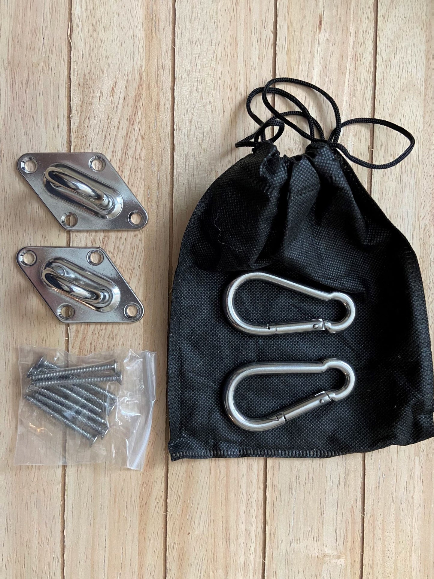 Hammock Mount, Indoor Hammock Hanging Kit, WOOD Hardware Stainless Steel, Hammock Hanging Tools, Hammock Wall Mount, Hammock Hardware