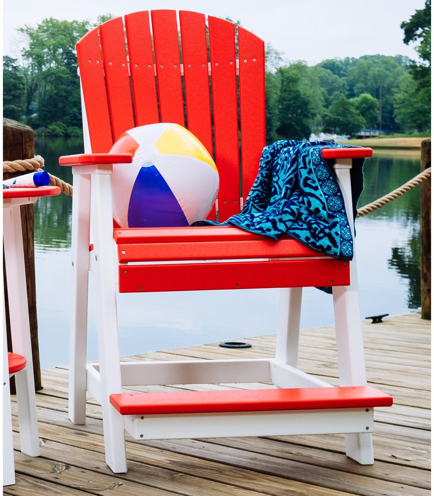 Counter Height Adirondack Balcony Chair