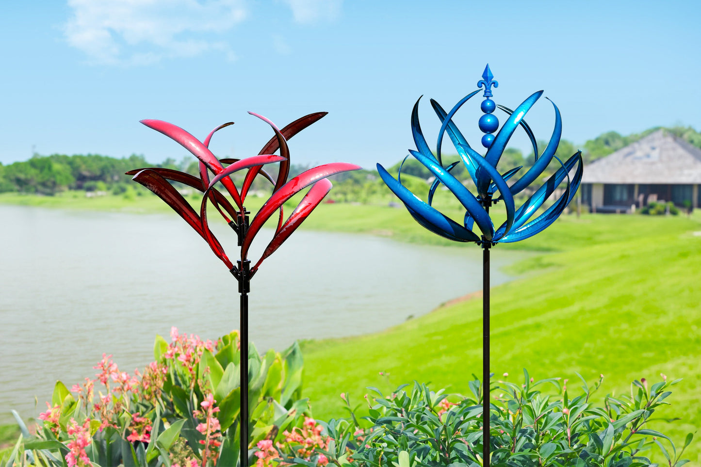 Blue Lotus & Crimson Magnolia