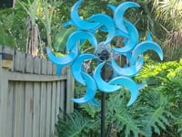 Azure Moon Solar Wind Spinner