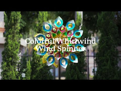 Colorful Whirlwind Wind Spinner