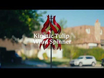 Kinetic Tulip Wind Spinner