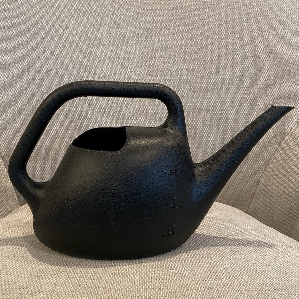 Bloem Living 1.5 L Black Resin Modern Houseplant Watering Can